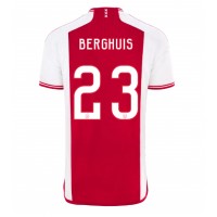 Camiseta Ajax Steven Berghuis #23 Primera Equipación 2023-24 manga corta